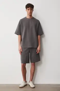 Medicine pantaloni scurti de trening pentru barbati, din bumbac imagine