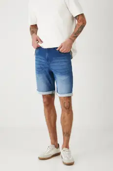 Medicine pantaloni scurti jeans barbati imagine