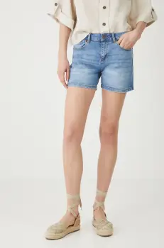 Medicine pantaloni scurti neted, medium waist imagine