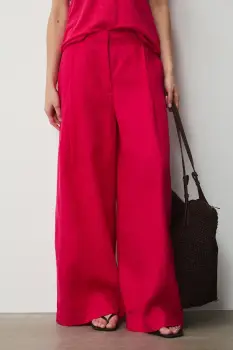 Medicine pantaloni wide leg pentru femei, din in imagine