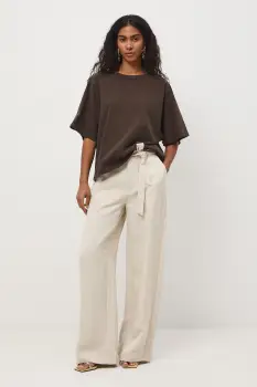 Medicine pantaloni wide leg pentru femei imagine