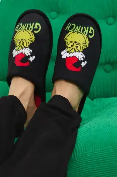 Medicine papuci de casa culoarea negru imagine