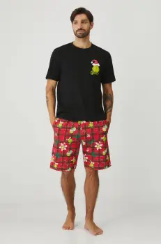 Medicine pijama barbati, culoarea negru, modelator imagine