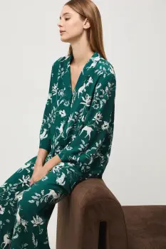 Medicine pijama culoarea turcoaz imagine