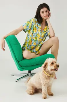 Medicine pijama multicolor pentru femei imagine