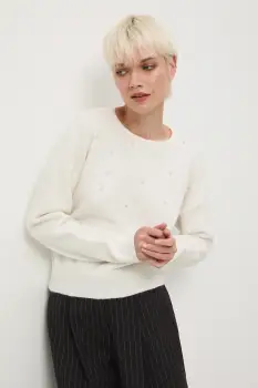 Medicine pulover culoarea bej imagine