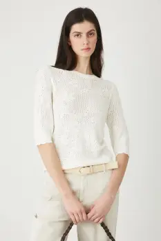 Medicine pulover culoarea bej imagine