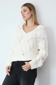 Medicine pulover culoarea bej imagine