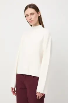 Medicine pulover culoarea bej, light, cu turtleneck imagine