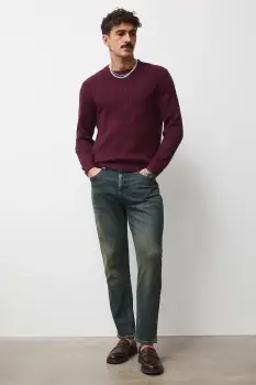 Medicine pulover culoarea bordo imagine