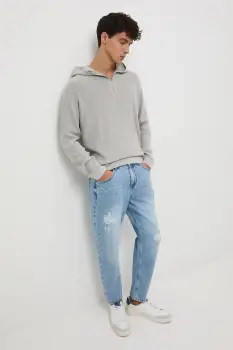 Medicine pulover culoarea gri imagine