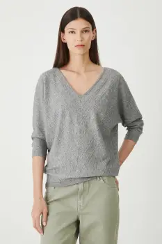 Medicine pulover culoarea gri, light imagine