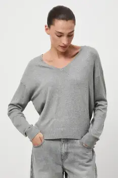 Medicine pulover culoarea gri, light imagine