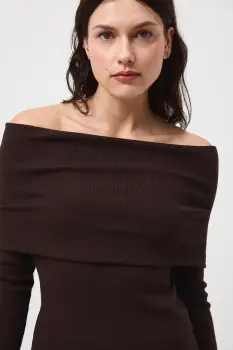 Medicine pulover culoarea maro, light imagine