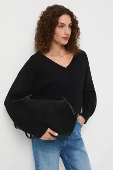 Medicine pulover culoarea negru imagine