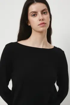 Medicine pulover culoarea negru imagine