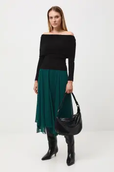 Medicine pulover culoarea negru, light imagine