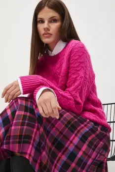 Medicine pulover culoarea roz imagine