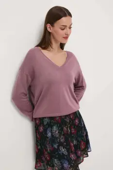 Medicine pulover culoarea roz, light imagine