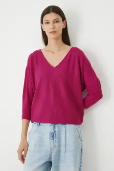 Medicine pulover culoarea roz, light imagine