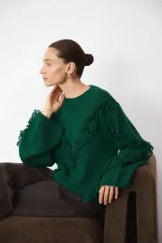 Medicine pulover culoarea turcoaz, calduros imagine