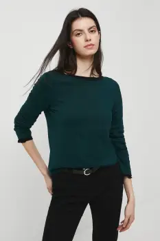 Medicine pulover culoarea verde imagine