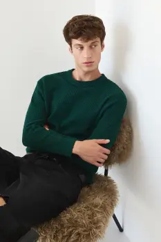 Medicine pulover culoarea verde imagine