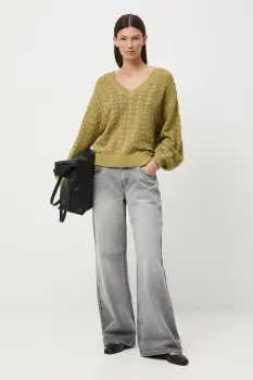 Medicine pulover culoarea verde imagine