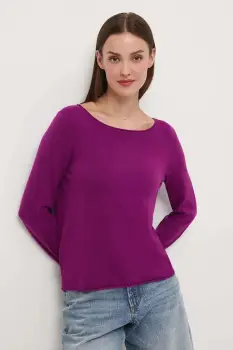 Medicine pulover culoarea violet imagine