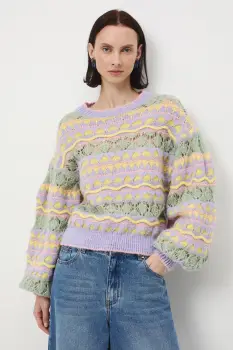 Medicine pulover din amestec de lana calduros imagine