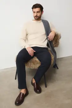 Medicine pulover din amestec de lana culoarea bej, light imagine