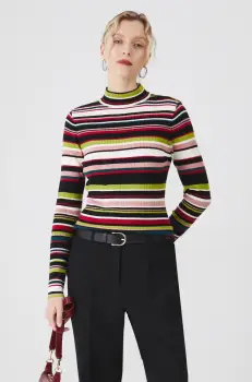 Medicine pulover femei, light, cu turtleneck imagine