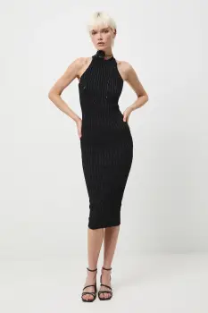 Medicine rochie culoarea argintiu, midi, mulata imagine