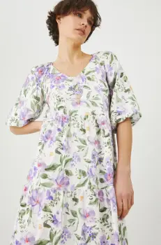 Medicine rochie culoarea bej, maxi, oversize imagine