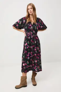 Medicine rochie culoarea negru imagine