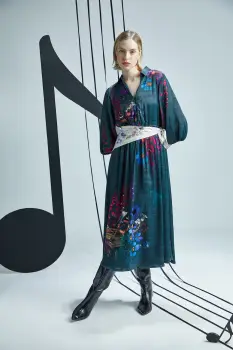 Medicine rochie culoarea negru imagine