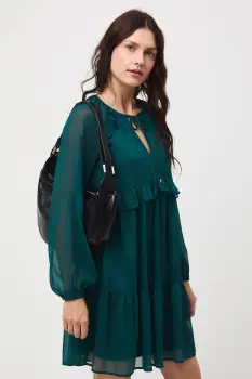 Medicine rochie culoarea verde imagine