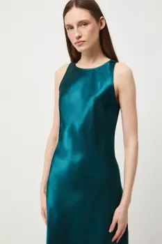 Medicine rochie culoarea verde, midi, evazati imagine