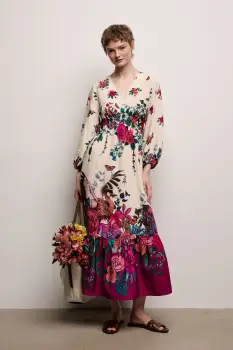 Medicine rochie evazata cu vascoza imagine