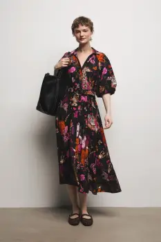 Medicine rochie evazata cu vascoza imagine