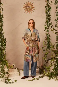 Medicine rochie midi, drept imagine