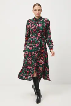 Medicine rochie midi, evazati imagine