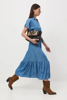 Medicine rochie midi, evazati imagine