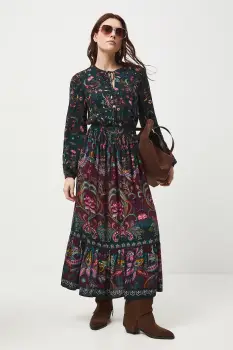 Medicine rochie midi, evazati imagine