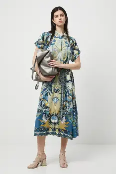 Medicine rochie midi, evazati imagine