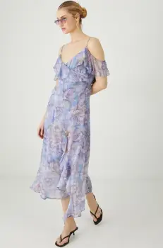 Medicine rochie midi, evazati imagine