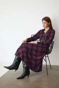 Medicine rochie midi, evazati imagine