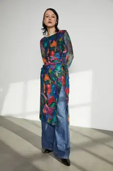 Medicine rochie midi, mulata imagine