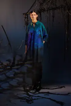 Medicine rochie midi, oversize imagine