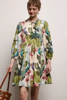 Medicine rochie oversized cu vascoza imagine